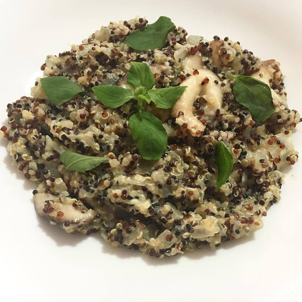 Risoto de Quinoa com Shiitake
