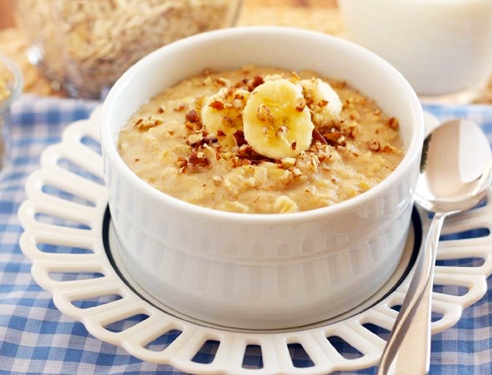 Receita Mingau de Aveia com Banana